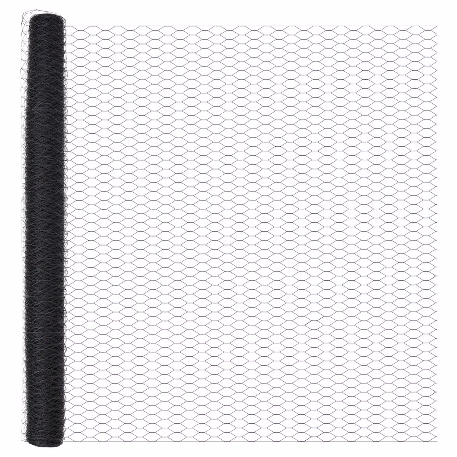 Berkfield Home Grey Steel Hexagon Fence, H: 1.6 m x L: 25 m – 4