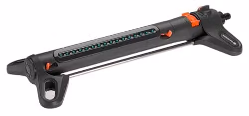 Gardena AquaZoom M Rectangular Sprinkler with Built-in Metal Filter, Covers 9–250 m²