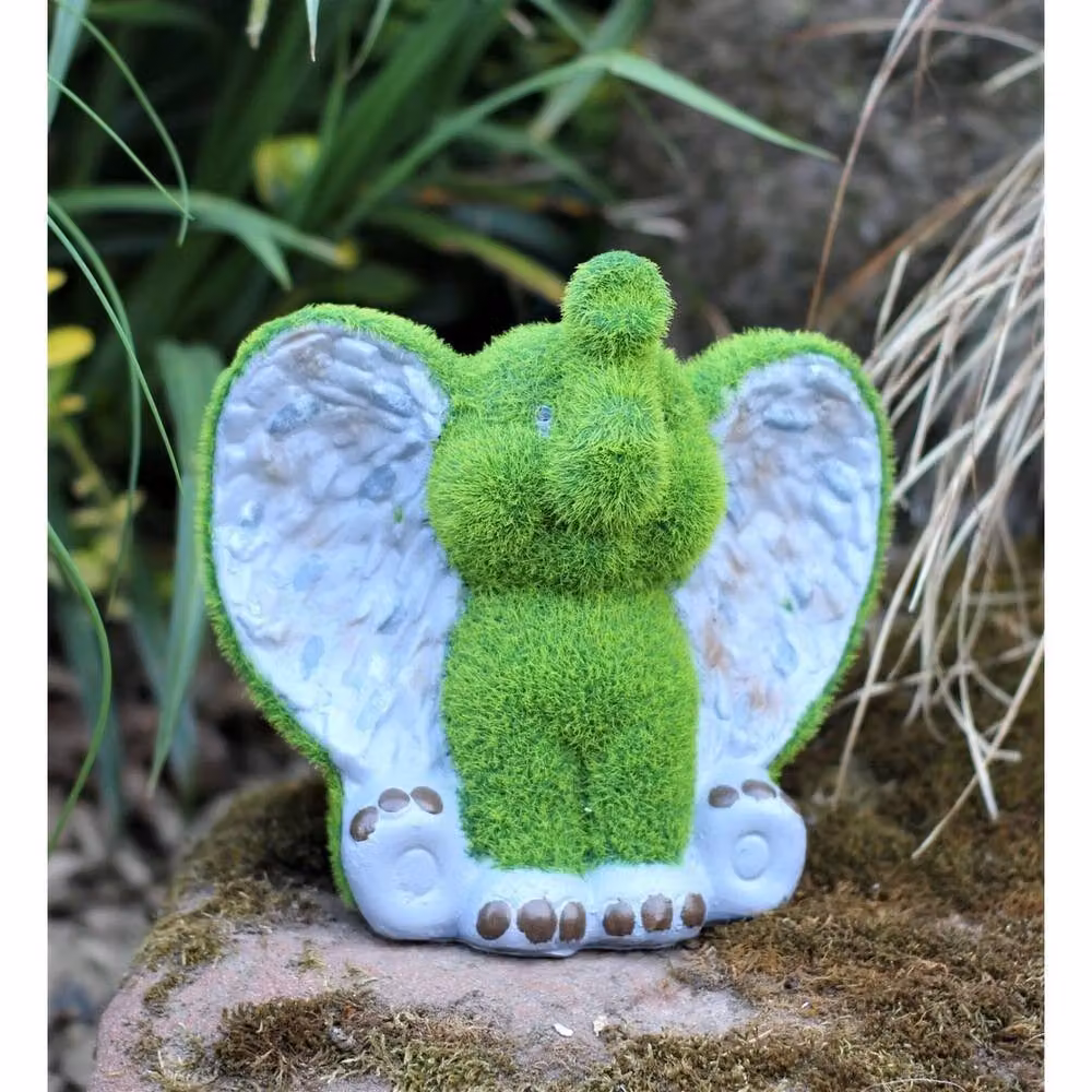 SPETLEK Green Elephant Garden Ornament Animal Statue – 2