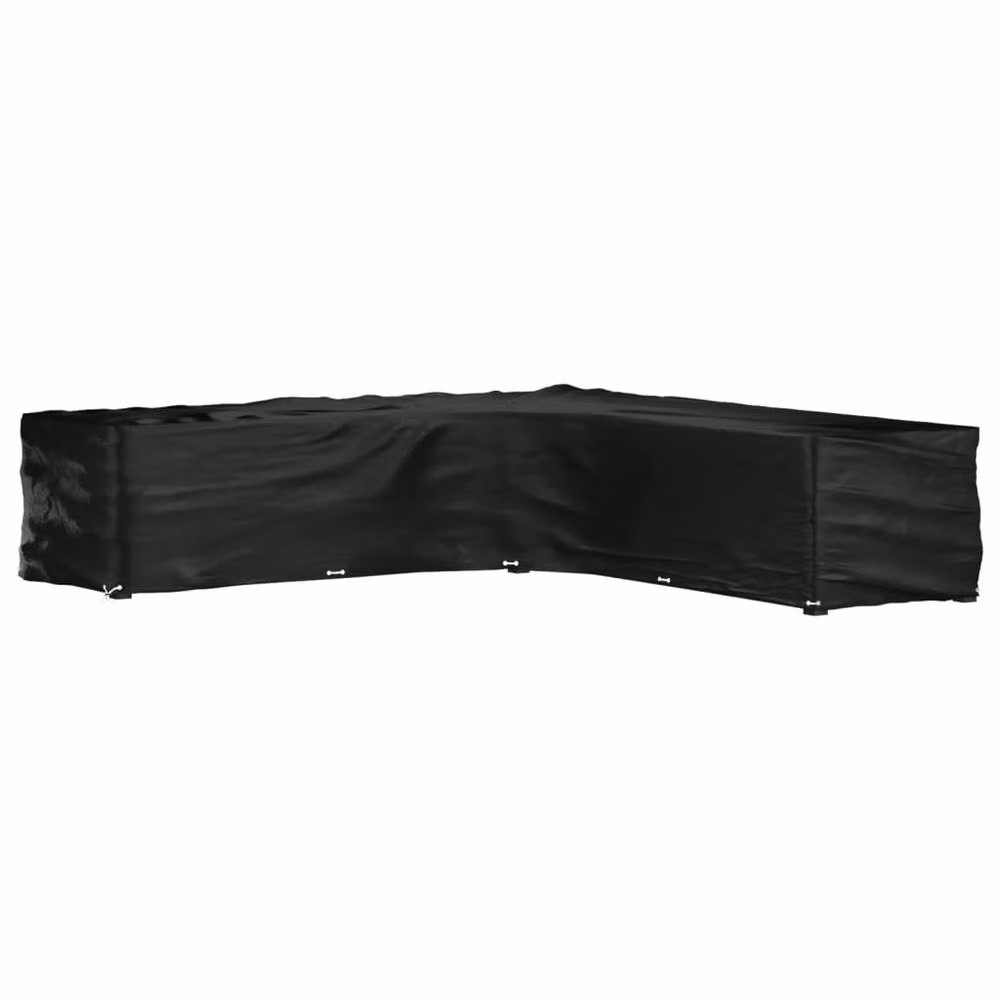 Berkfield Home L-Shaped Garden Furniture Cover in Black, W/D/H: 300 x 300 x 70 cm – 2
