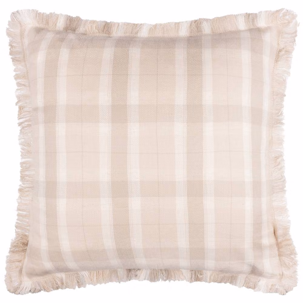 Voyage Maison Arrochar Tartan Woven Indoor/Outdoor Cushion in Beige, Multicolour and Brown, W/D/H: 50 x 50 x 50 cm – 2