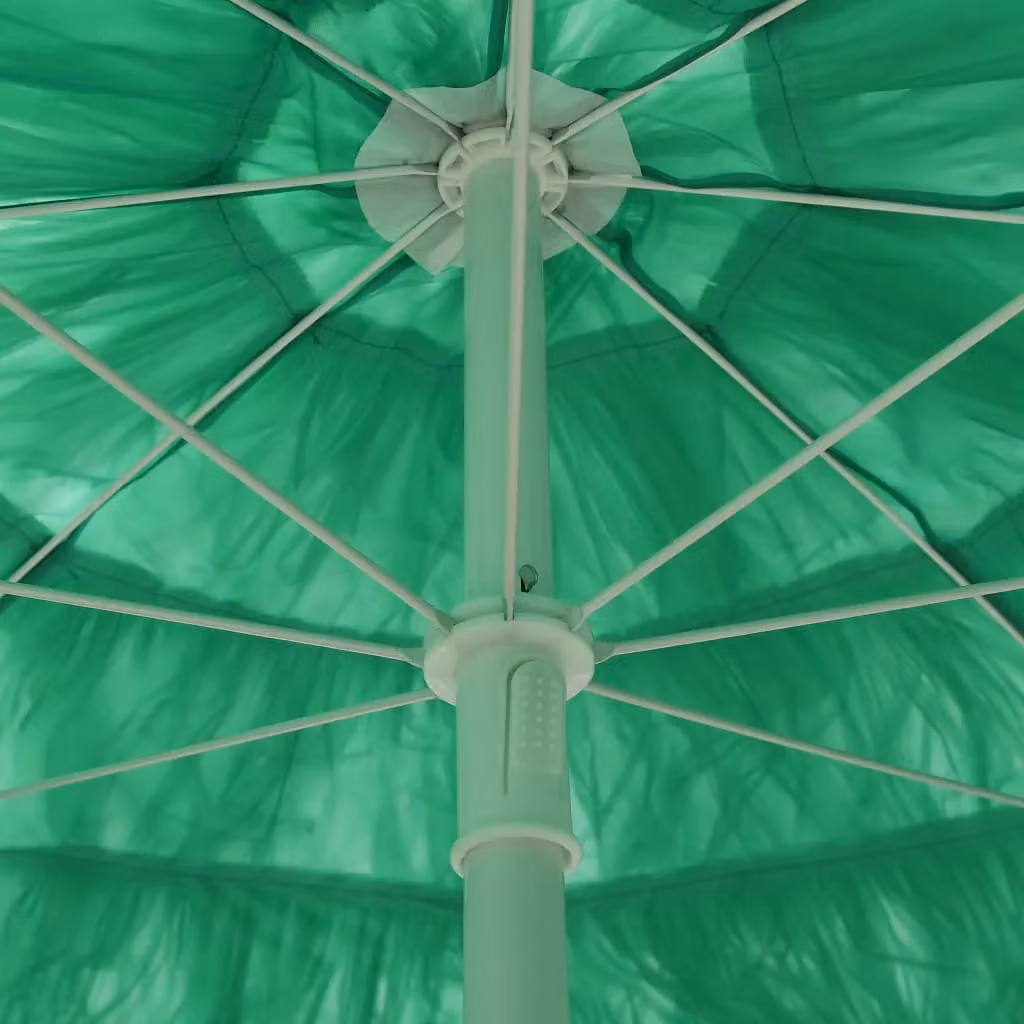 Berkfield Home Hawaii Beach Umbrella in Green, 240 cm – 2