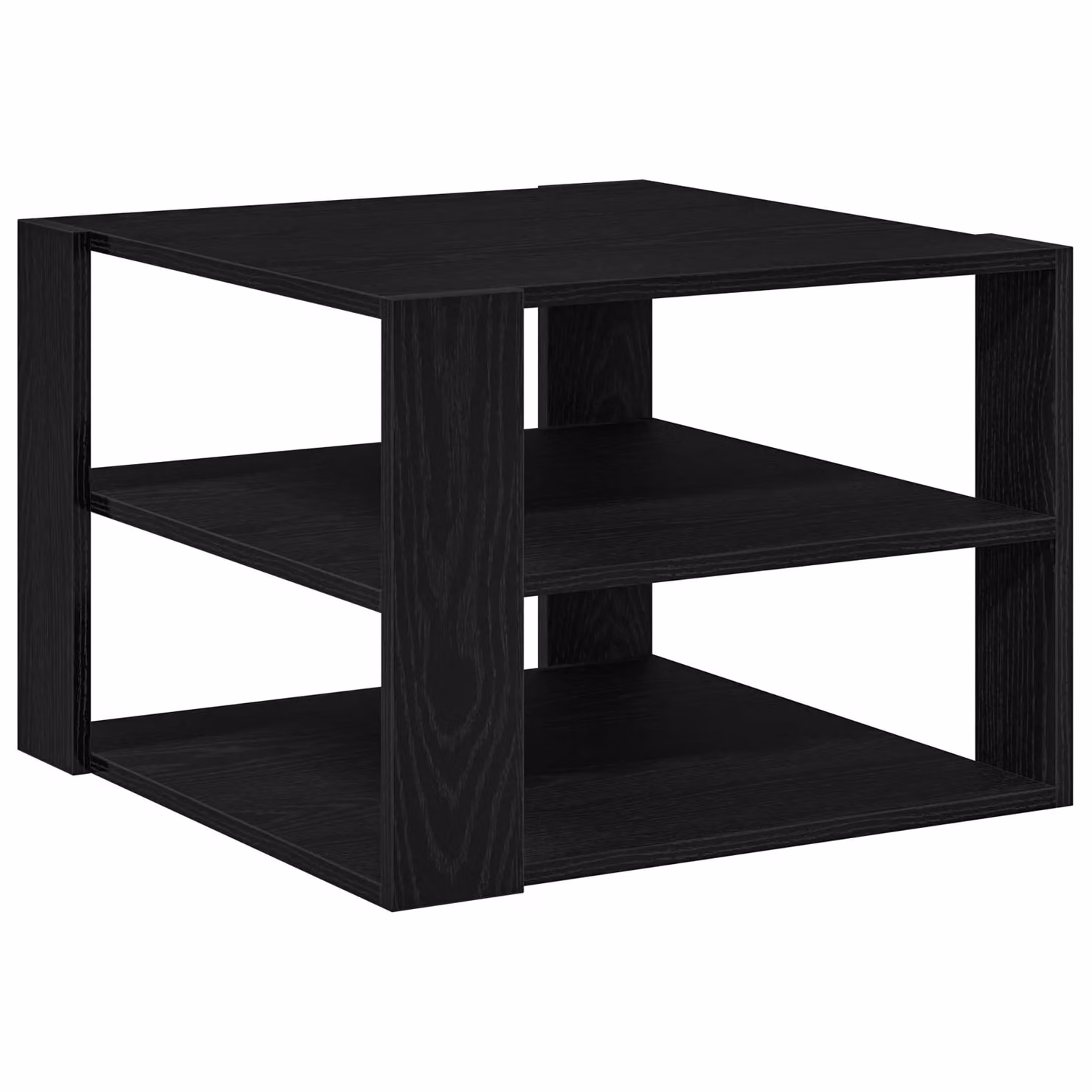 Berkfield Home Black Oak Coffee Table, W: 59.5 cm, D: 59.5 cm, H: 40.0 cm – 2