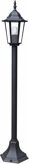 Netlighting MILANO Black Outdoor Bollard IP44, H 105 cm x W 21 cm