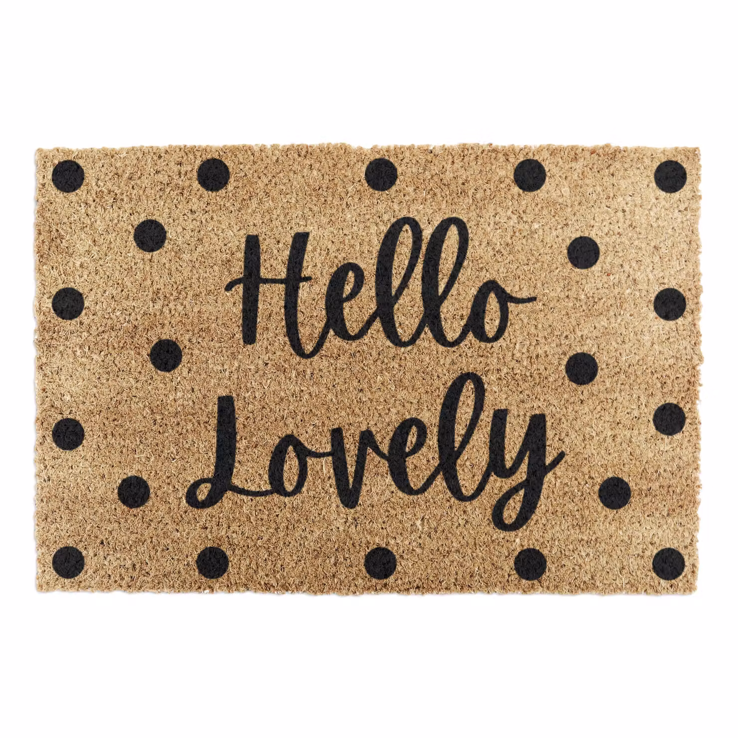 Artsy Mats Hello Lovely Spots Doormat in Beige, W/D: 60 x 40 cm – 2
