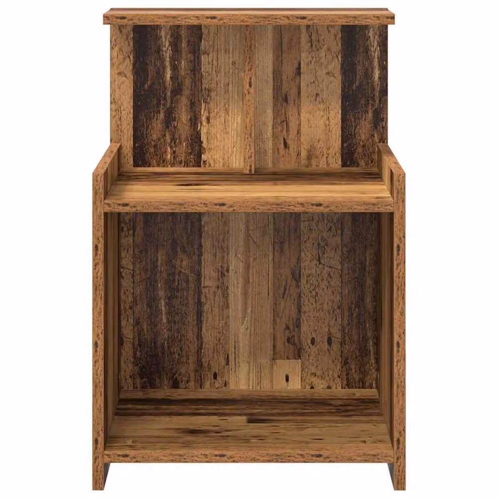 Berkfield Home Bedside Tables, 2 Pack, Brown Old Wood, W/D/H: 40 x 35 x 60 cm – 5