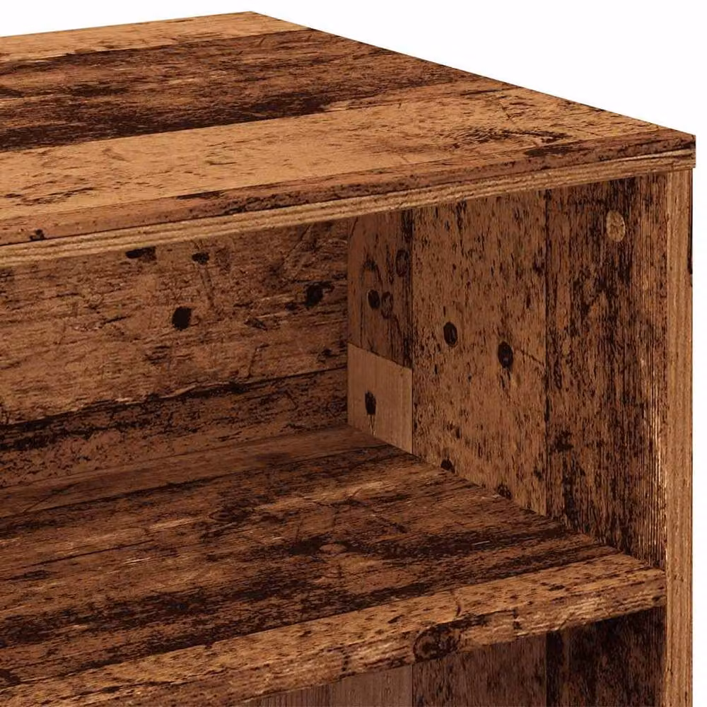 Berkfield Home Rustic Old Wood TV Cabinet in Brown, W/D/H: 100 x 40 x 40 cm – 4