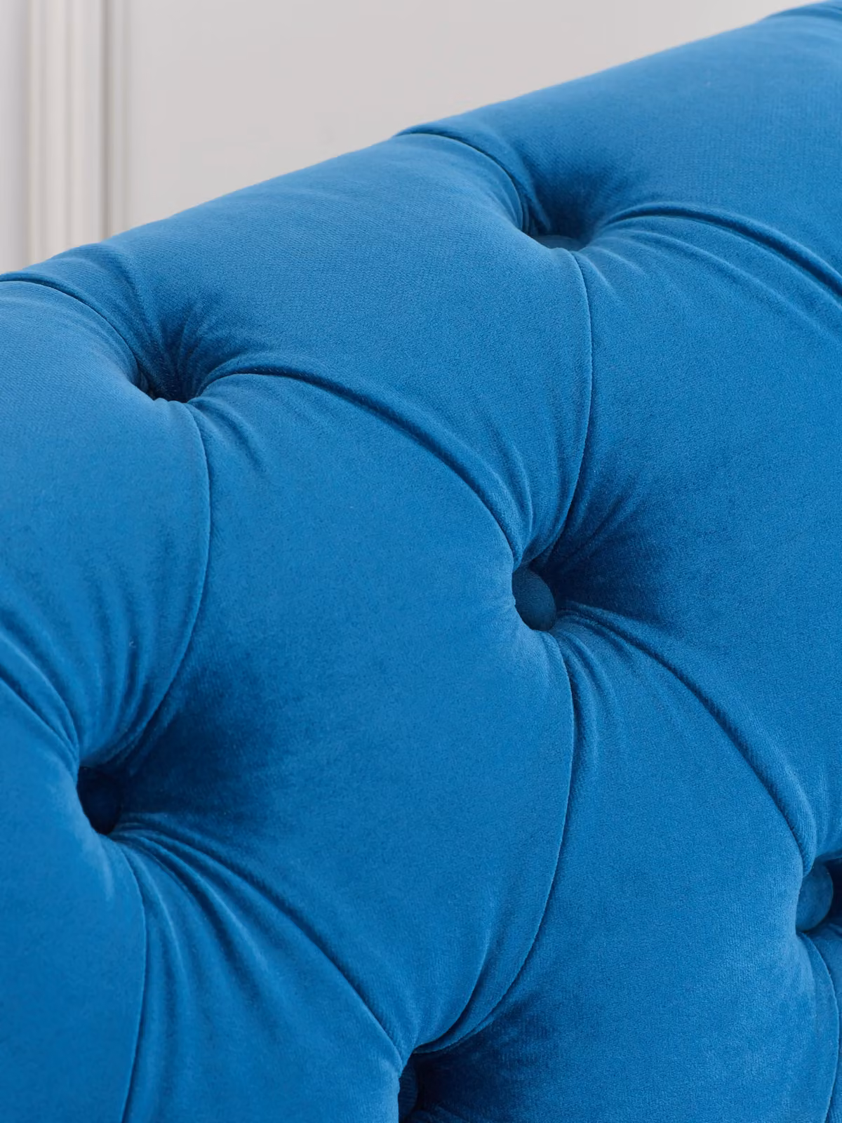 Birlea Chester Midnight Blue Velvet 2 Seater Chesterfield Sofa – 2