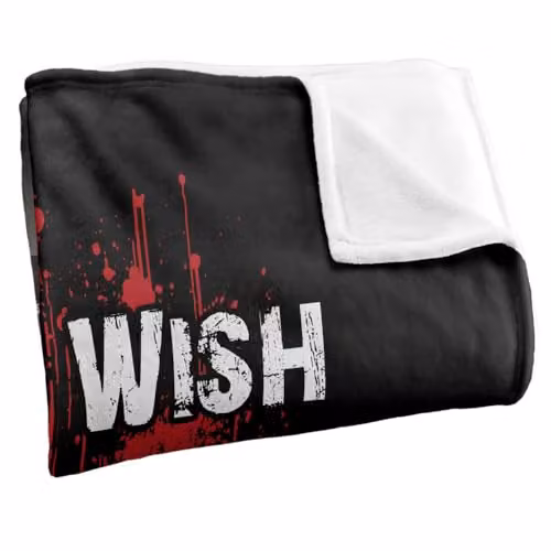Warner Bros. Friday The 13th I Wish It Was Friday Super Soft Fleece Throw Blanket, Multicolour, W: 152 cm, D: 127 cm – 2