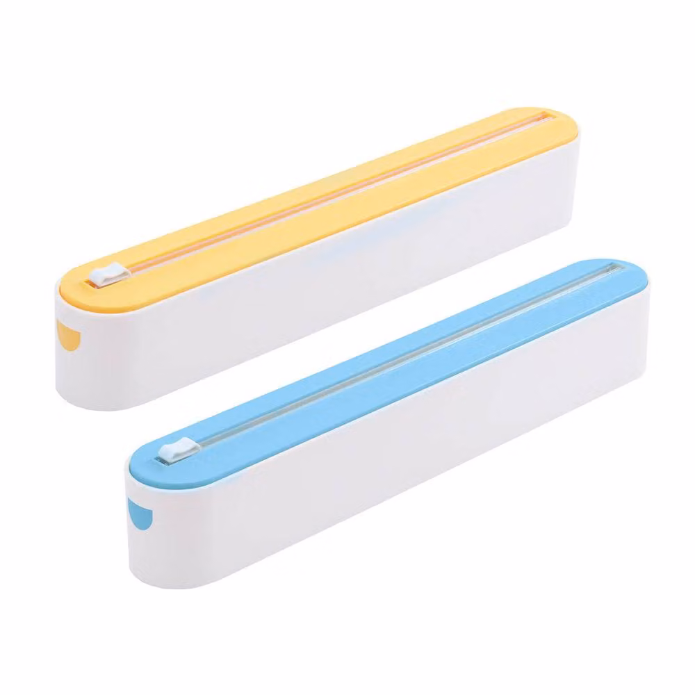 Basilico 2-in-1 Magnetic Foil and Cling Film Dispenser with Cutter, Multicolour – 3