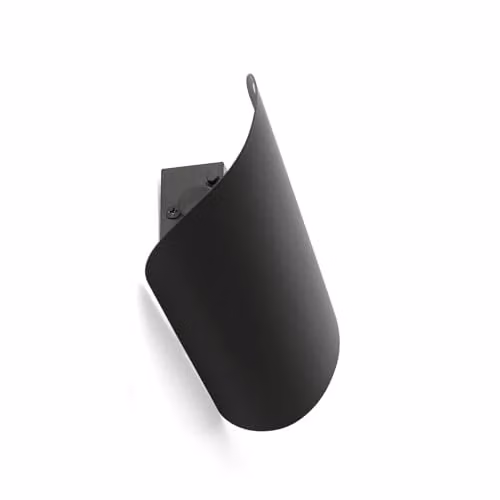 Netlighting Novo Up and Down Flush Wall Lamp in Matt Black with 2700K Warm White Light – 1