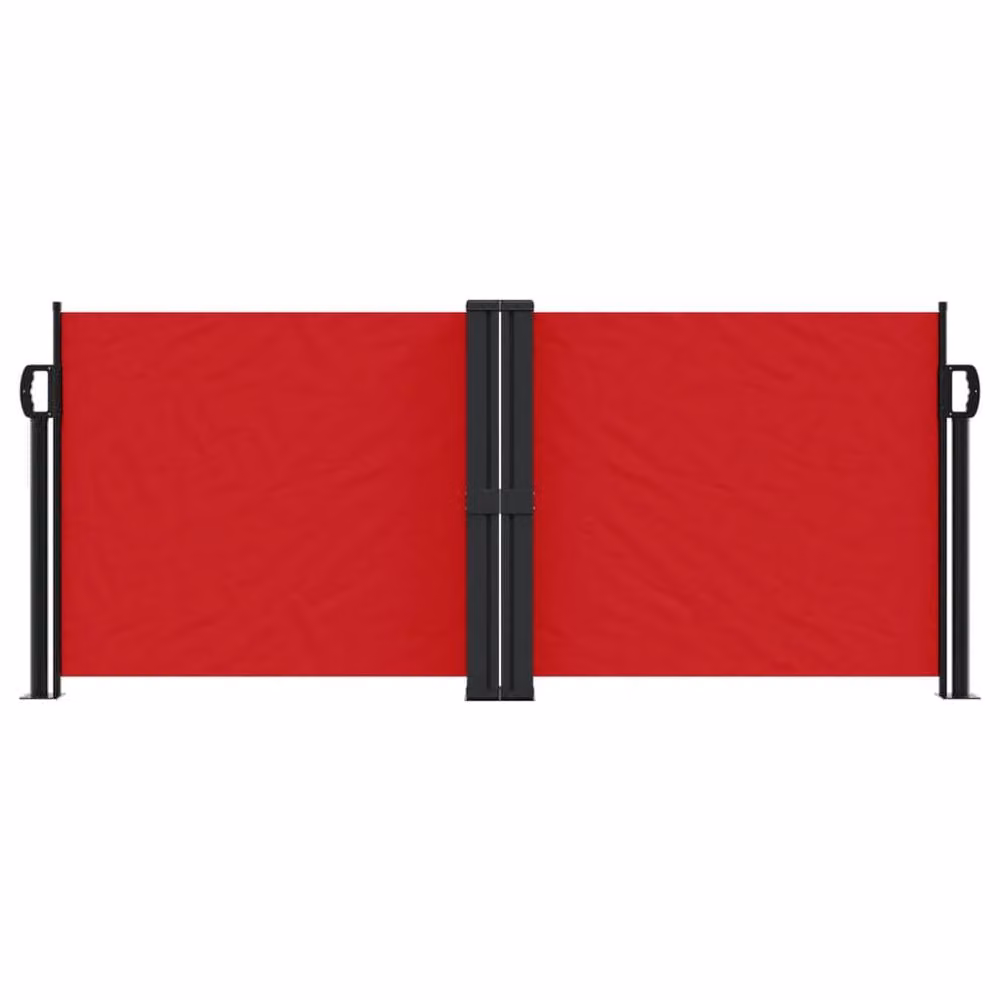 Berkfield Home Red Retractable Side Awning, W/D/H: 100 x 600 cm – 2