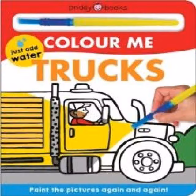 Priddy Books Colour Me Trucks Multicolour Board Book