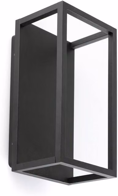 Netlighting Kela Black Outdoor Wall Lantern with 2700K Warm White Light and IP54 Rating – 4