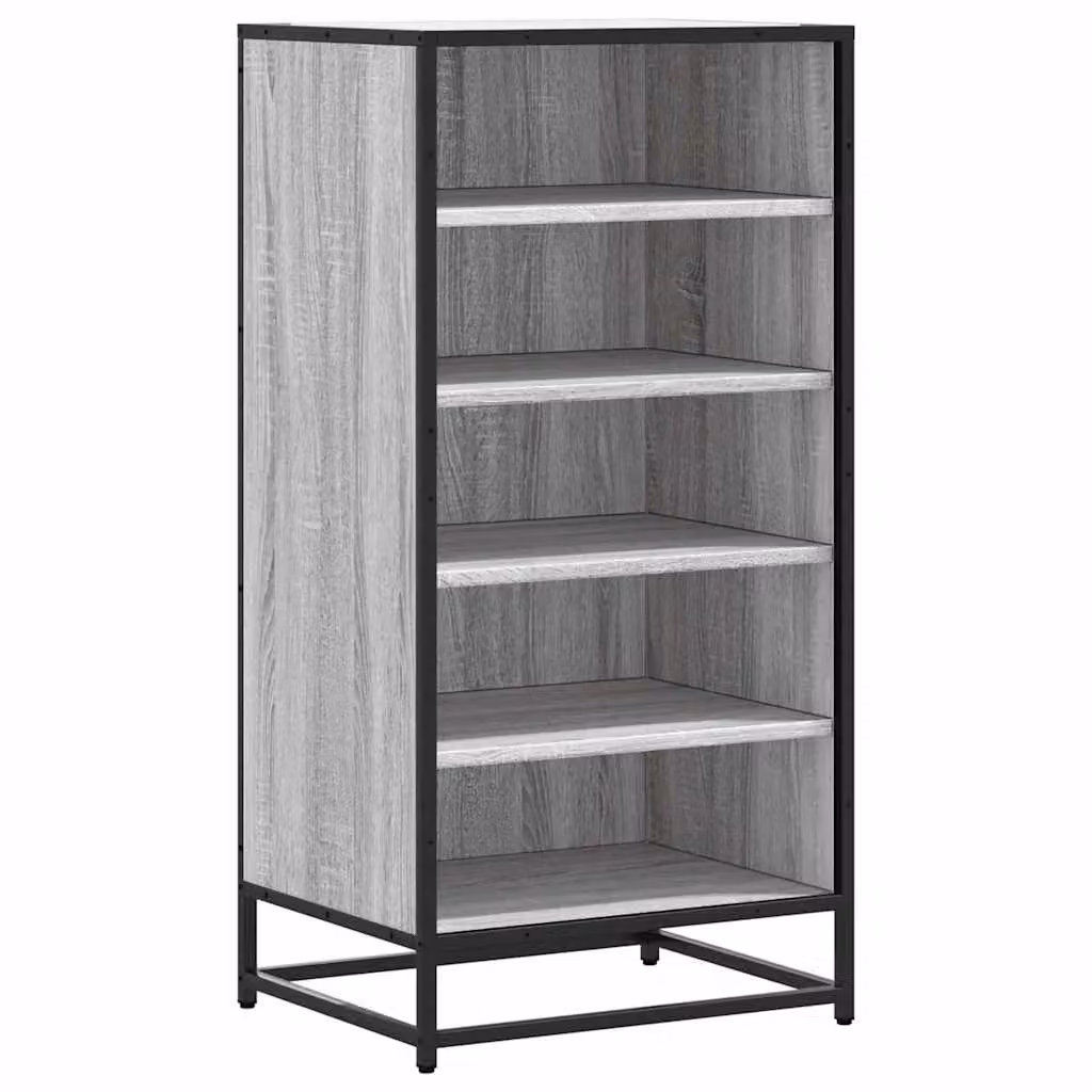 Berkfield Home Grey Sonoma Shoe Rack, W: 48 cm, D: 38 cm, H: 97.5 cm – 2