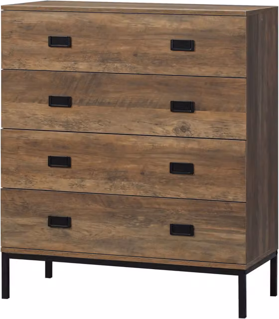 Pirlo Plush Rustic Brown Freestanding Storage Unit
