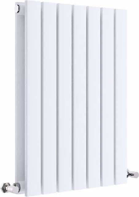 Balterley Lucia Square Horizontal Double Panel Radiator, White, W: 60.0 cm, H: 41.2 cm