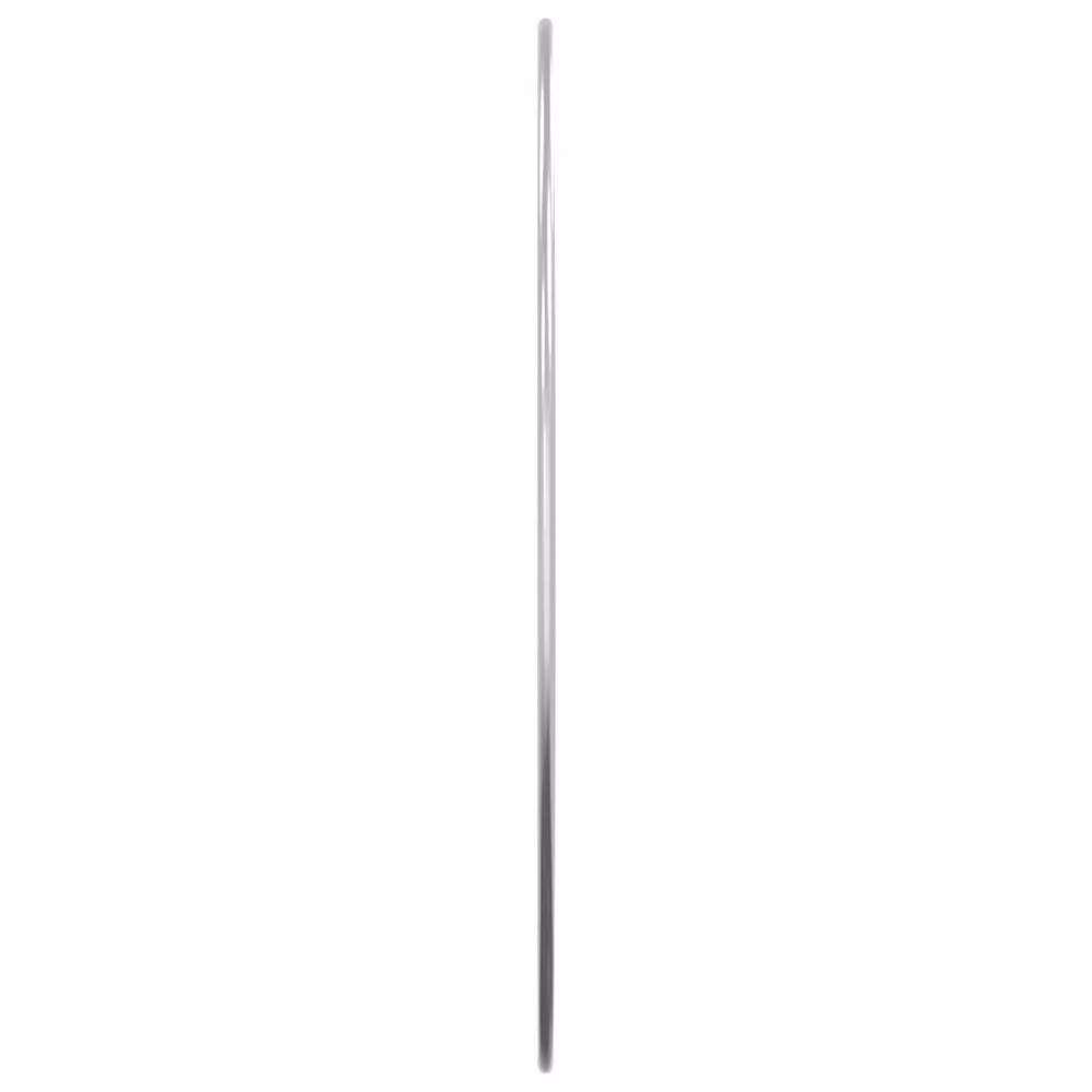 Berkfield Home Round Minimalist Wall Mirror in Silver, Diameter: 50 cm – 2