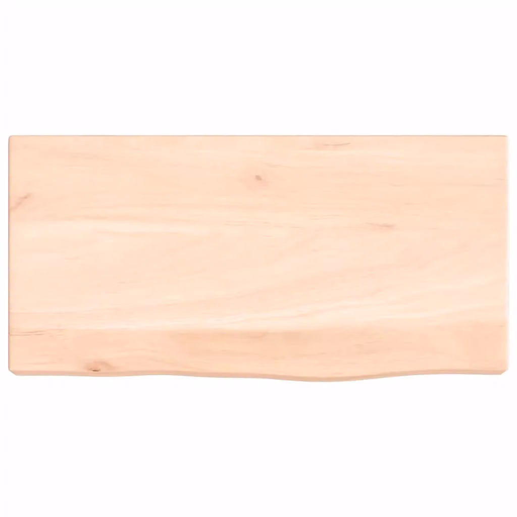 Berkfield Home Wall Mounted Rustic Oak Shelf in Brown, W/D/H: 40 x 20 x 4 cm