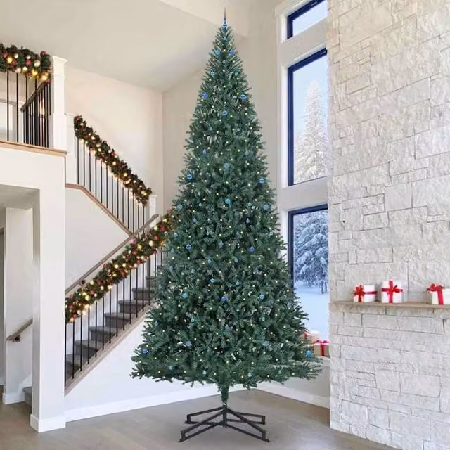 Berkfield Home Pre-lit Artificial Christmas Tree with Ball Set, Green, 500 cm
