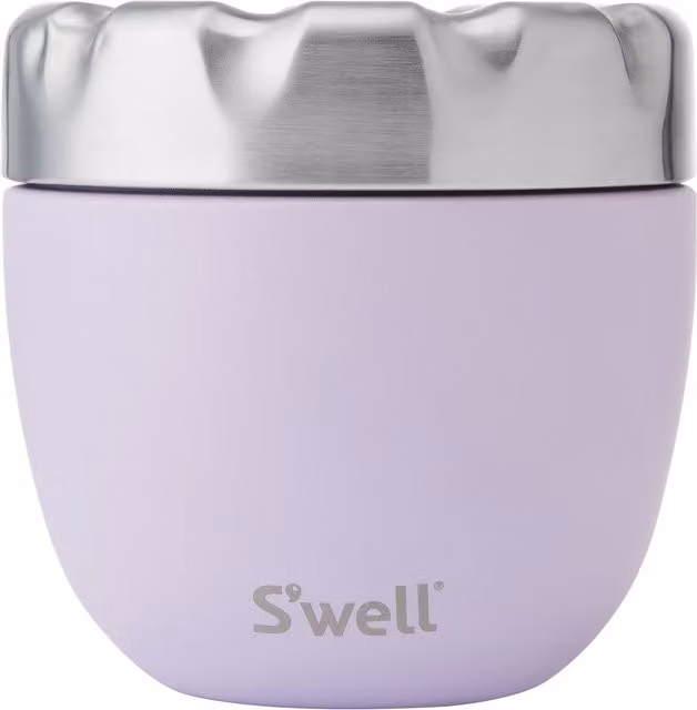 S'well Eats Stainless Steel Food Bowls, 636ml, Lilac and Pink – 1