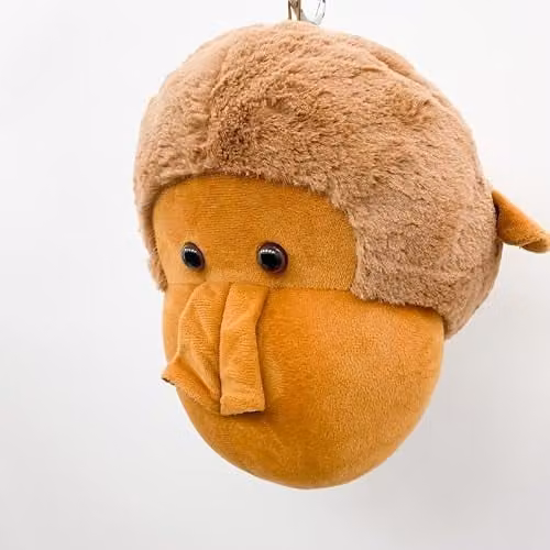 Minster Orangutan Head Hanger in Brown, W: 20 cm, D: 18 cm, H: 30 cm – 1