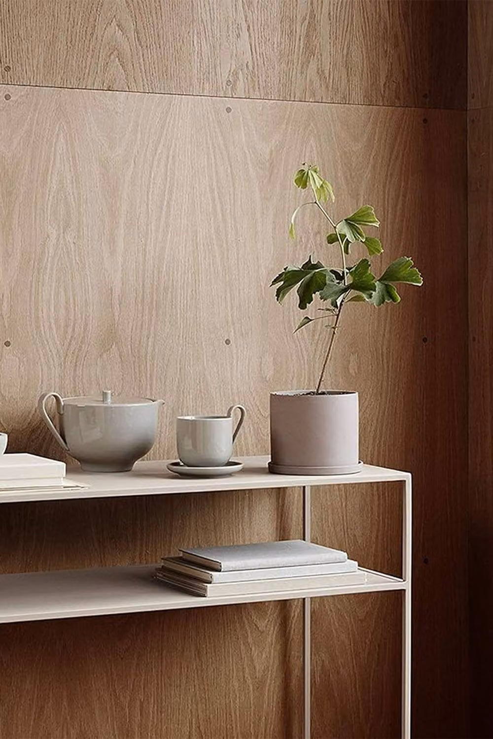 Blomus Nona Porcelain Herb Pot in Micro Chip Grey W/D/H: 15.0 x 15.0 x 12.5 cm – 2