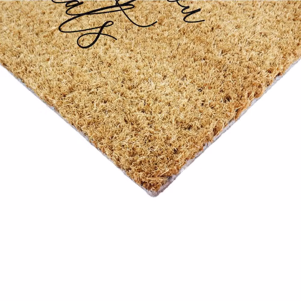 Artsy Mats We Hope You Like Cats Coir Doormat, Brown, W: 90 cm, D: 60 cm – 5