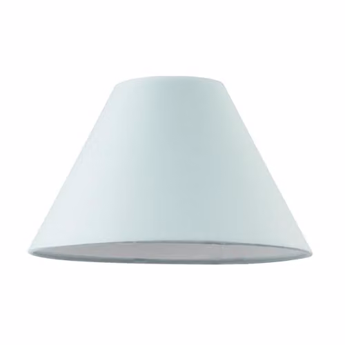 Happy Homewares Classic Duck Egg Blue Cotton Coolie Lampshade for Table or Pendant Lamps W/D/H: 25 x 17 x 10 cm – 1