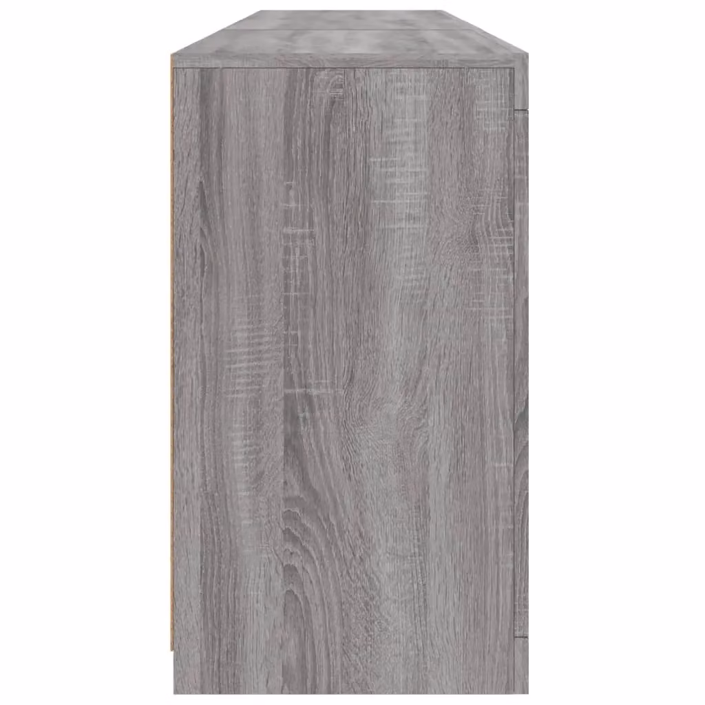 Berkfield Home Modern Sideboard with Integrated LED Lights in Grey Sonoma, W/D/H: 162 x 37 x 67 cm – 5