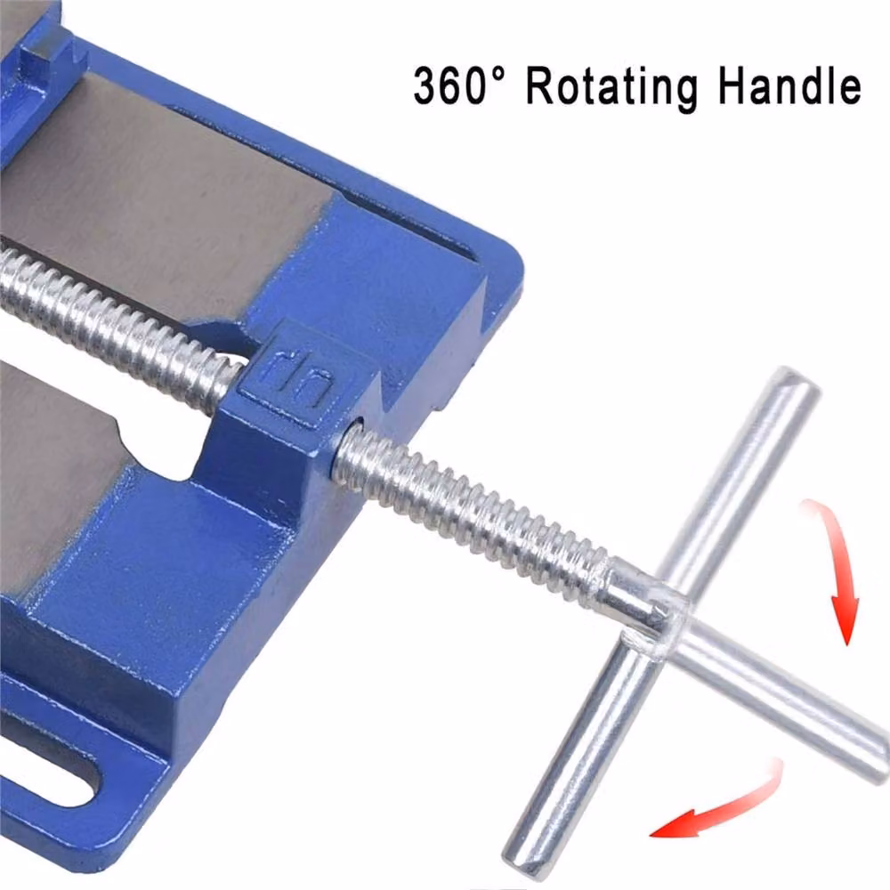 SPETLEK 150mm Bench Vice Pillar Press Budget Drill in Blue – 4