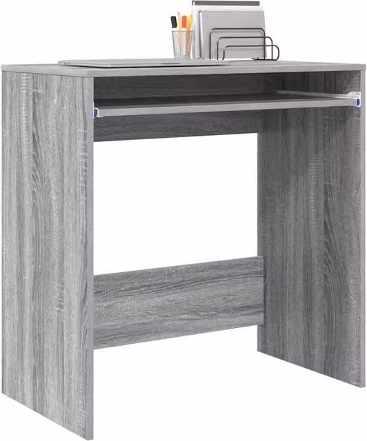 Berkfield Home Modern Computer Desk in Grey Sonoma Engineered Wood – 1
