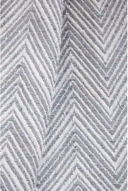 Portfolio Home Chester Herringbone Woven Throw in Grey, W: 228 cm, L: 250 cm