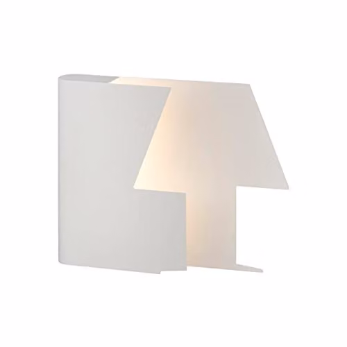 Mantra Iluminación Book LED Table Lamp, White, Width: 23.3 cm