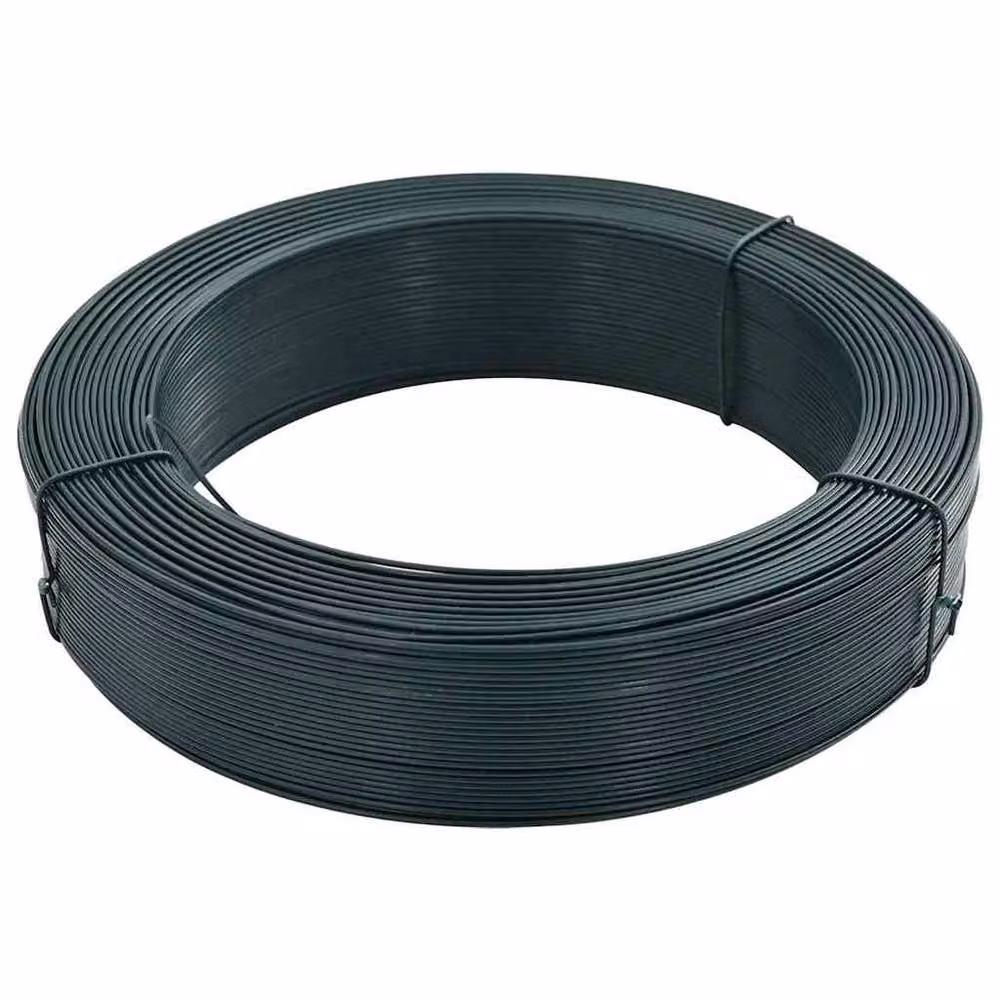 Berkfield Home Plastic Coated Steel Fence Binding Wire, Blackish Green, 250 m, 0.9/1.4 mm – 4