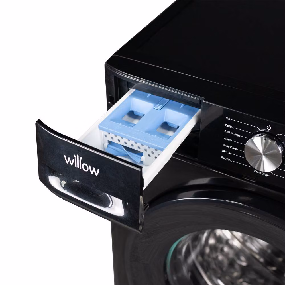 Willow 7kg Front Loading Washing Machine with 1200 Spin and Child Lock, Black – 3