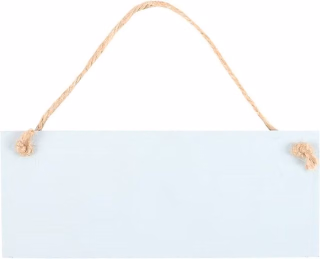 KDMK Dorset Is My Happy Place Blue and White Typography Hanging Wall Sign