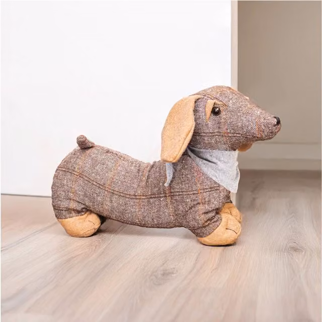 Marco Paul Brown Rustic Novelty Animal Freestanding Textile Doorstop