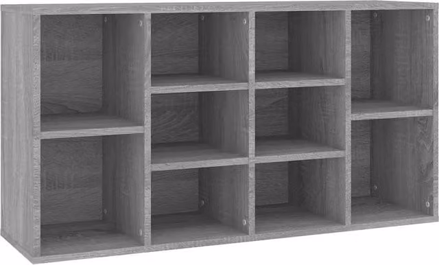 Berkfield Home Grey Sonoma Shoe Bench W/D/H: 103 x 30 x 54.5 cm – 1