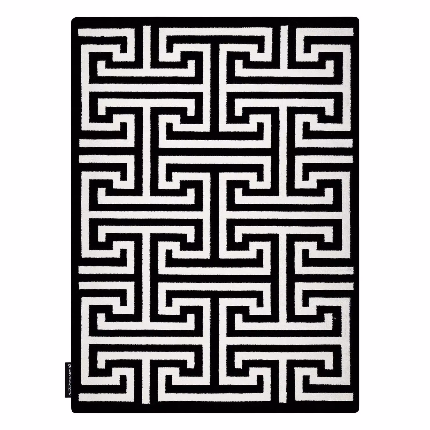 RugsX Hampton Geometric Black Rectangular Rug W: 80 cm, L: 150 cm – 2