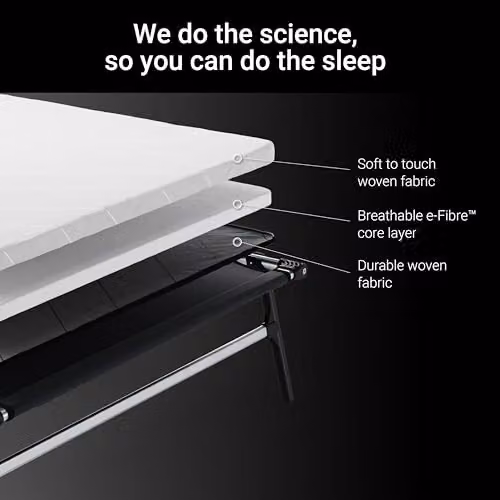 Jay-Be Silver Metal Compact Folding Bed with Mattress, W/D/H: 120 x 200 cm – 4