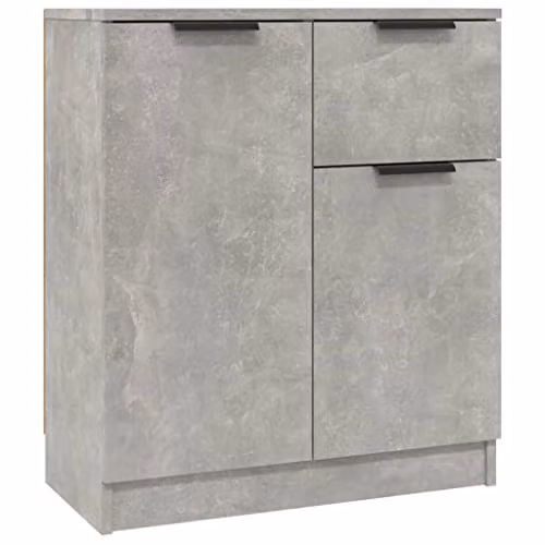 vidaXL Sideboard in Concrete Grey, MDF, W/D/H: 60 x 30 x 70 cm