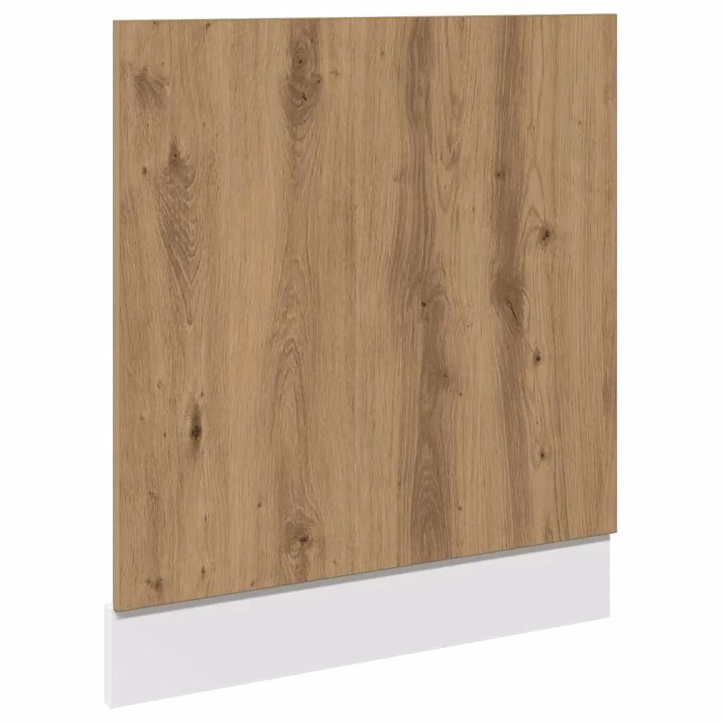 Berkfield Home Artisan Oak Dishwasher Panel, Brown Engineered Wood, W: 60 cm, D: 1.5 cm, H: 67 cm – 2