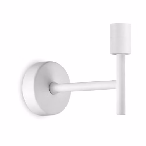 Ideal Lux Set Up Minimalist Wall Lamp in White and Copper
