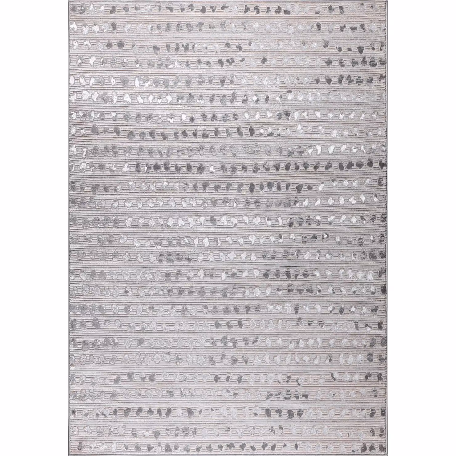 Livabliss Lustro Modern Dotted Rug in Grey and Beige, W: 120 cm, L: 170 cm – 2