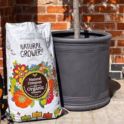 Natural Grower Approved Organic Peat Free Compost, 50L