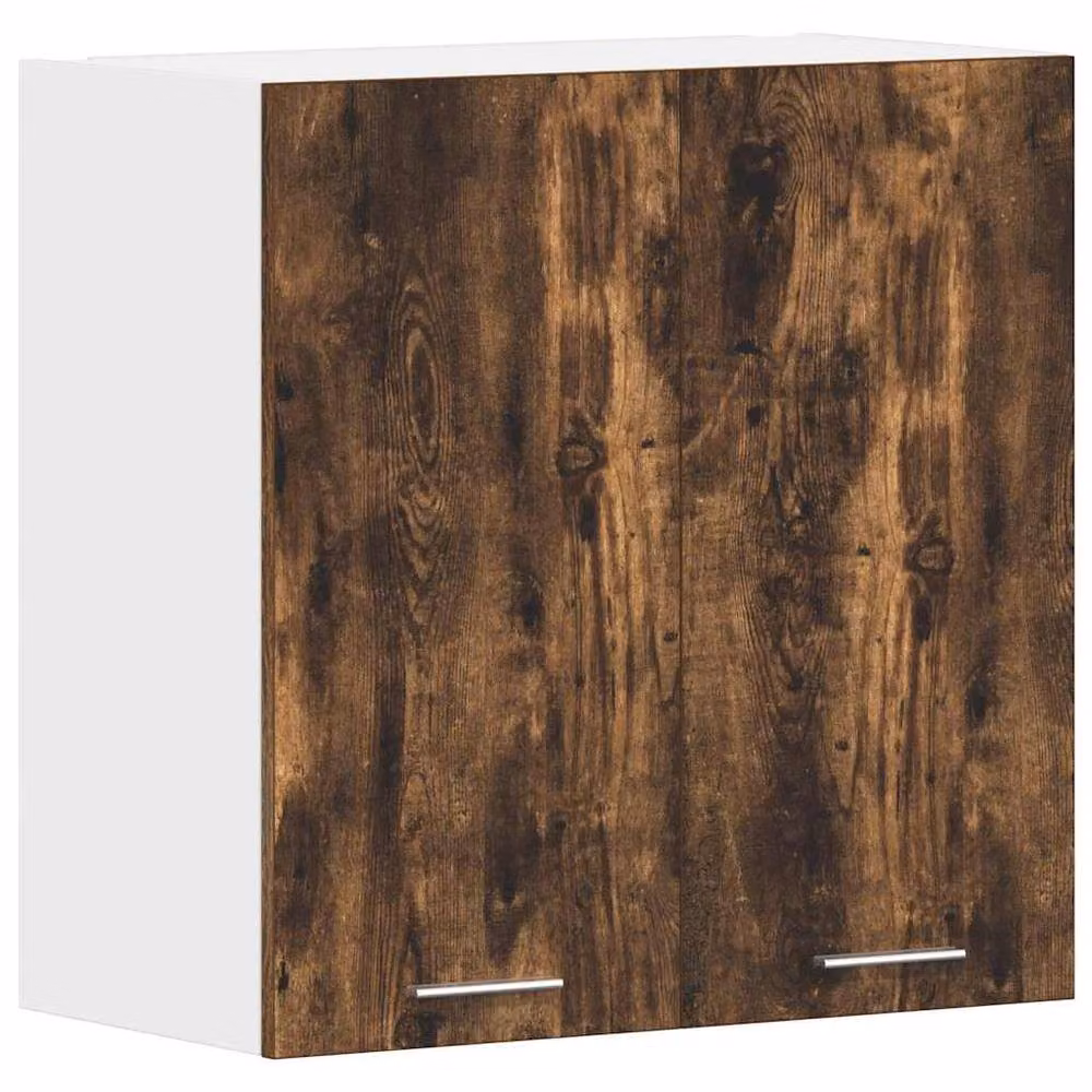 Berkfield Home Smoked Oak Hanging Kitchen Cabinet in Brown – 2