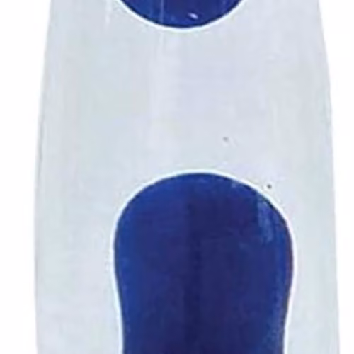 Trendi Motion Lamp with Blue Wax and Transparent Liquid and Aluminium Base, Height: 40.64 cm, Width: 18 cm – 3