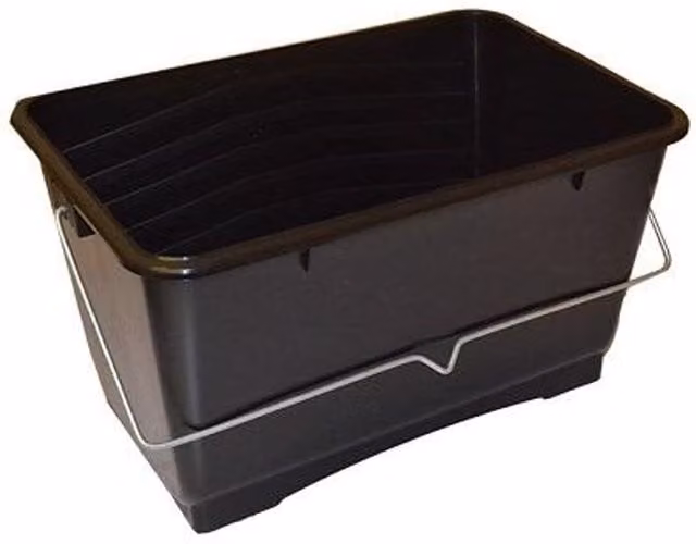 Universal Textiles Black Plastic Paint Scuttle 5L