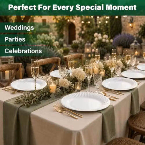 ECONX Heavy Duty Disposable White Paper Plates, 18 cm – 3